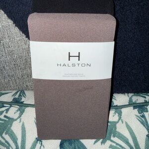 Halston Heritage Black Opaque Tights